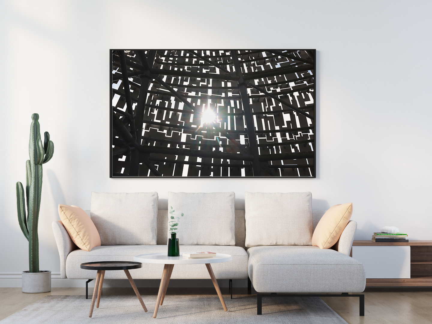 Prism of Light original abstract contextualised office art modern decor photo print by Blair Montague Drake